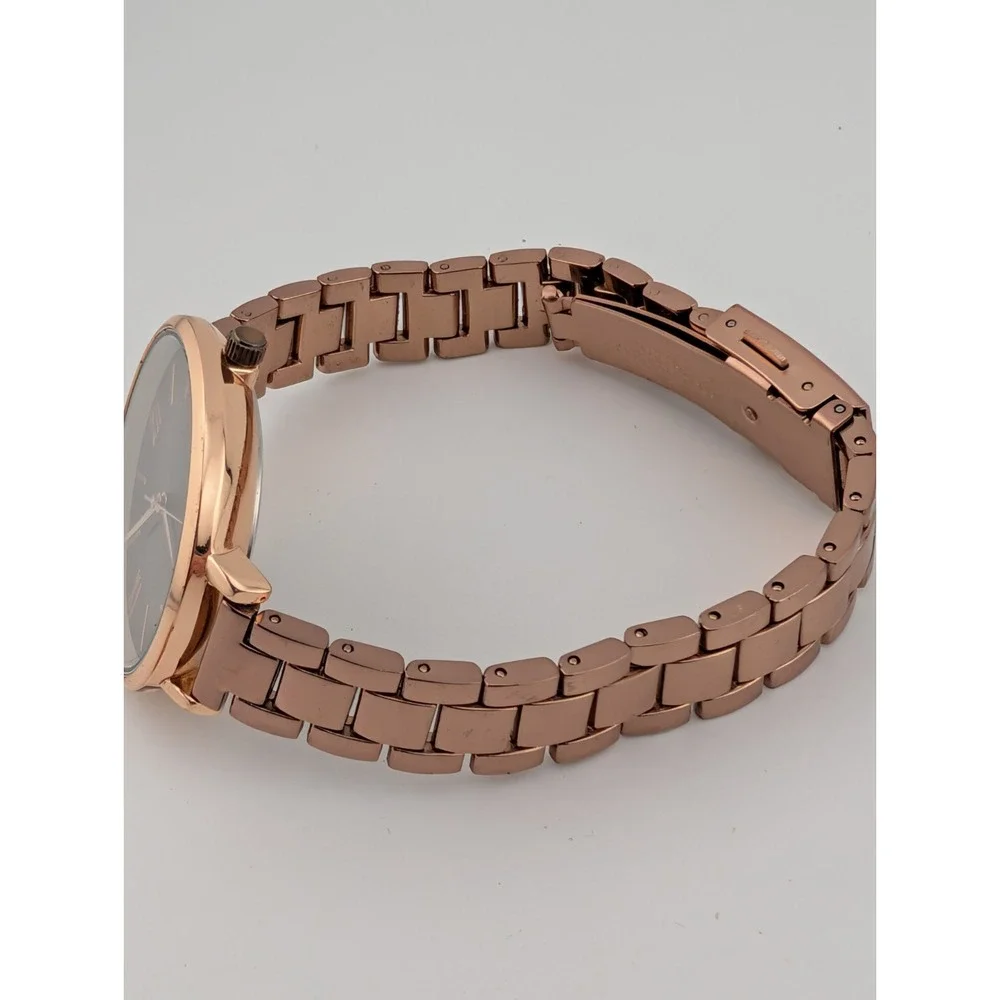 Accutime Watch Women 35mm‎ Case Rose Gold 7.5